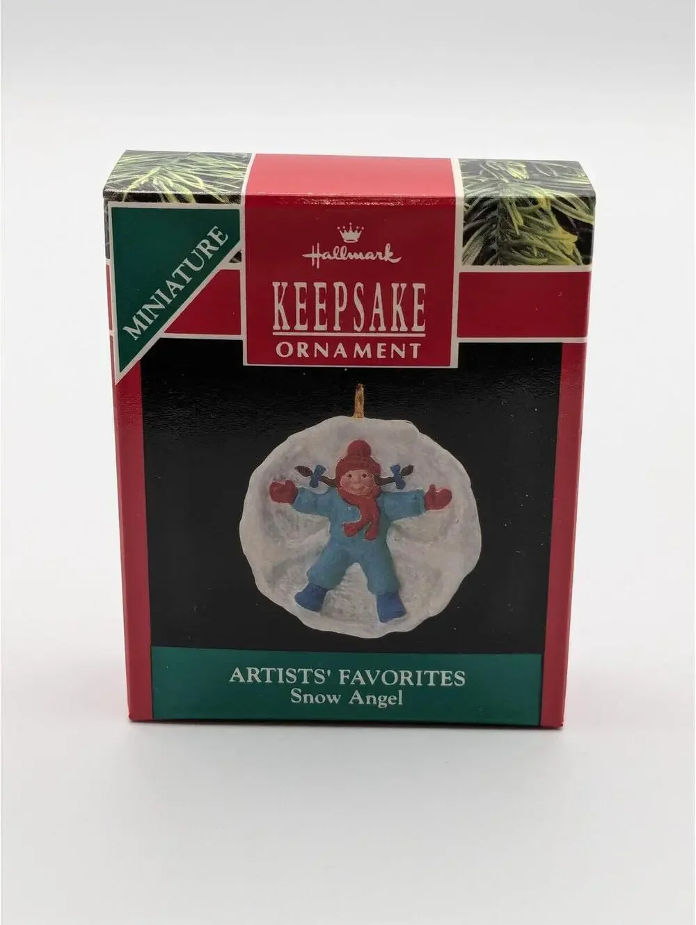 Hallmark Keepsake Snow Angel Miniature Ornament 1990, New in Box